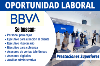 Únete a BBVA Nuevas Vacantes Disponibles