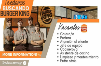 Oportunidades de Empleo en Burger King ¡Postula Hoy!