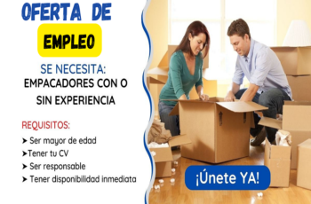 Oportunidad Laboral Se Necesitan Empacadores Sin Experiencia